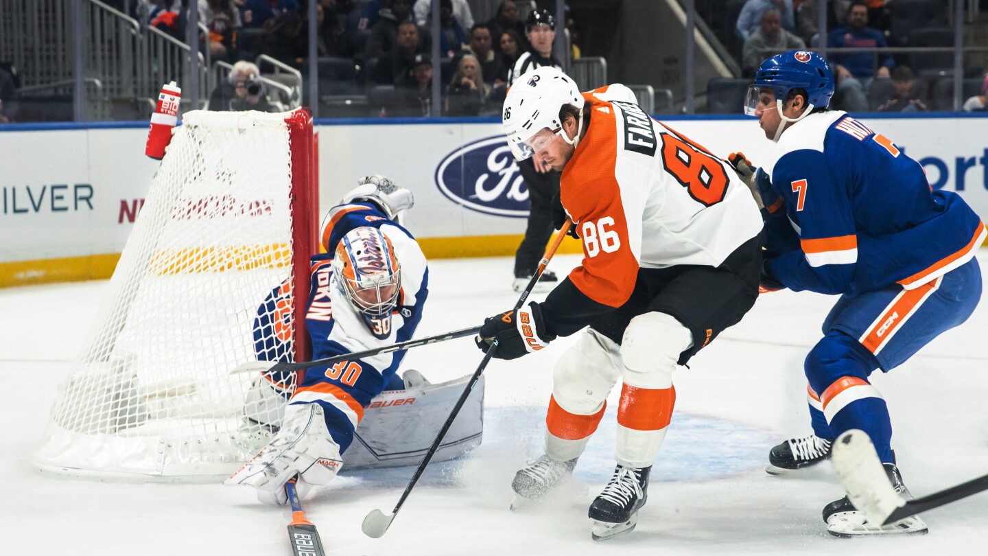Errson makes 40 saves, stops all 4 shootout attempts in Flyers’ 1-0 win over Islanders #Errson #saves #stops #shootout #attempts #Flyers #win #Islanders