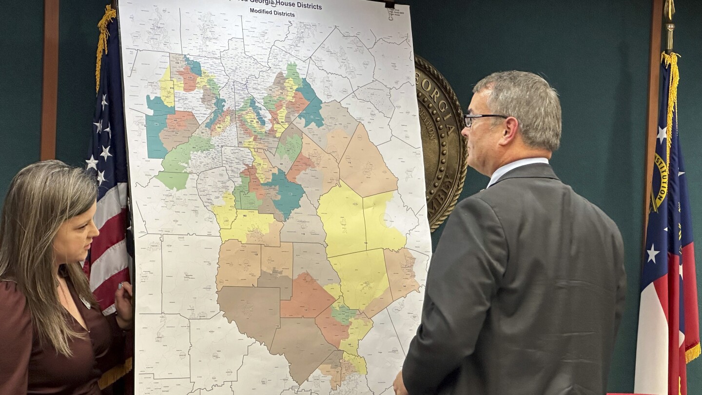 Georgia Republicans advance House and Senate maps as congressional proposal waits in the wings #Georgia #Republicans #advance #House #Senate #maps #congressional #proposal #waits #wings