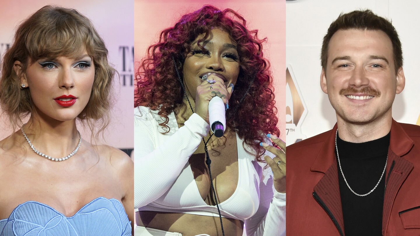 Morgan Wallen tops Apple Music’s 2023 song chart while Taylor Swift and SZA also top streaming lists #Morgan #Wallen #tops #Apple #Musics #song #chart #Taylor #Swift #SZA #top #streaming #lists