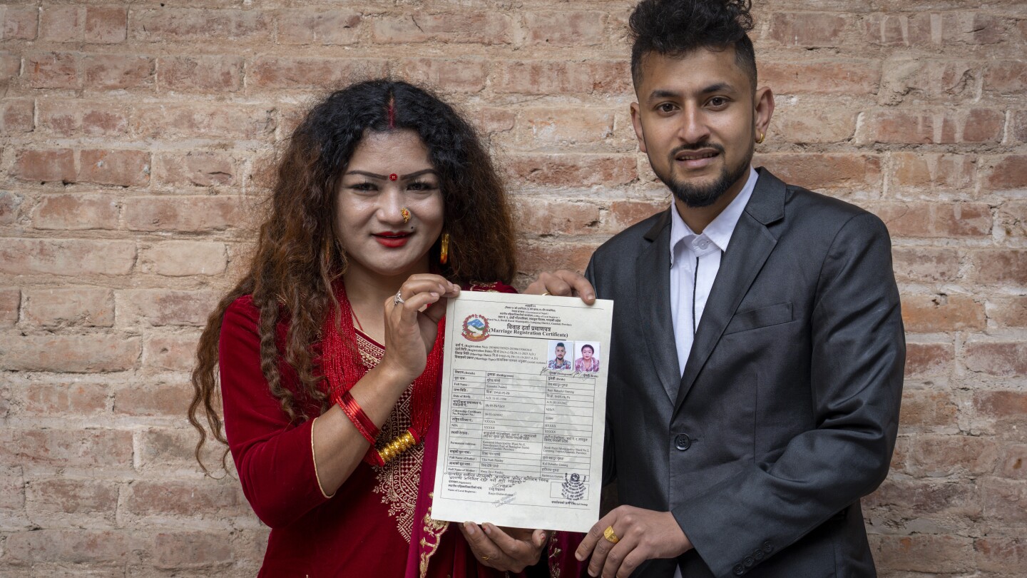 First same-sex married couple in Nepal vow to continue campaign for gay rights #samesex #married #couple #Nepal #vow #continue #campaign #gay #rights