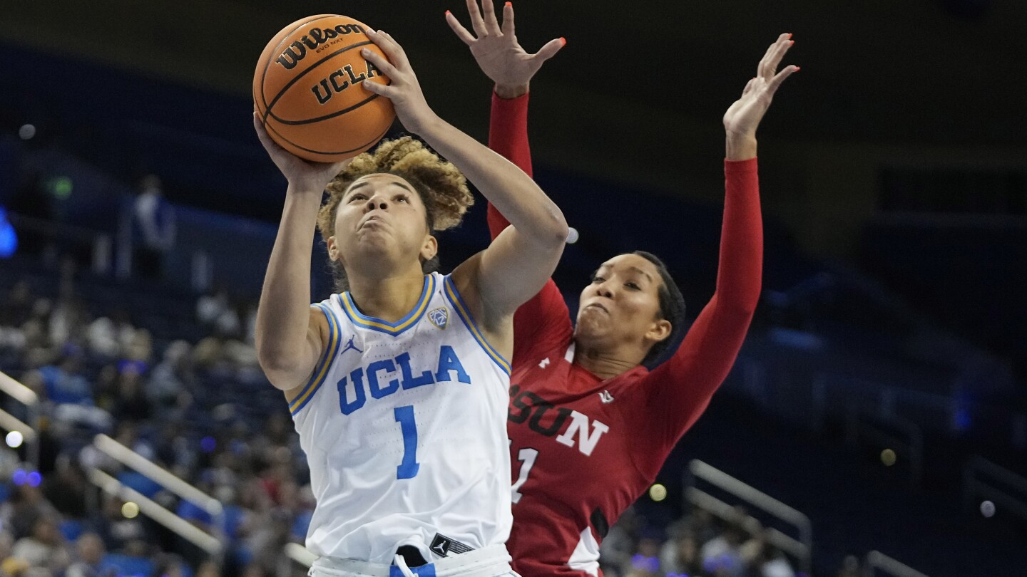 Rice just 3 steals shy of quadruple-double as No. 2 UCLA women rout Cal State Northridge #Rice #steals #shy #quadrupledouble #UCLA #women #rout #Cal #State #Northridge
