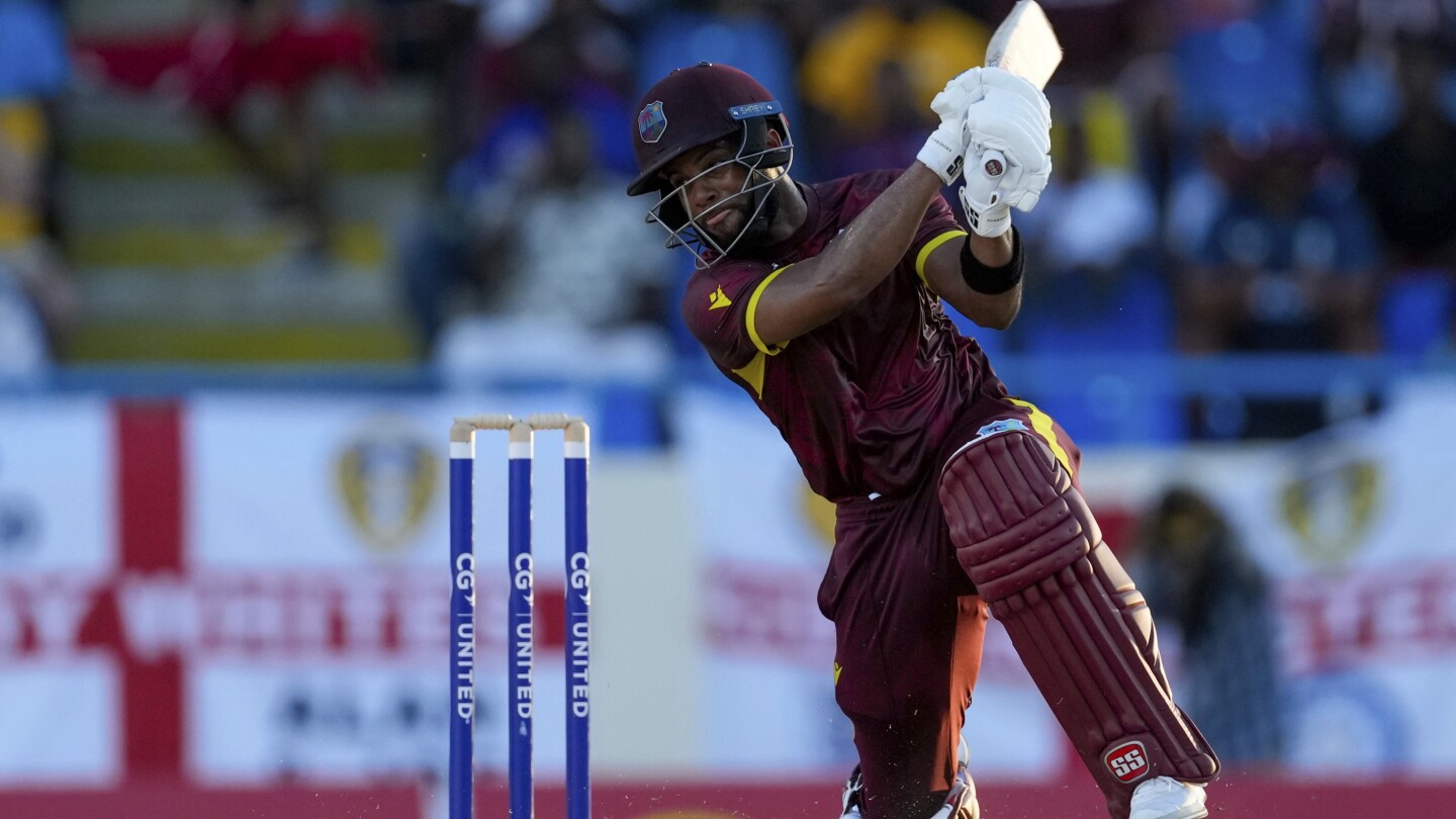 West Indies successfully chases down target of 326 vs England in 1st ODI. Hope hits 109 not out #West #Indies #successfully #chases #target #England #1st #ODI #Hope #hits