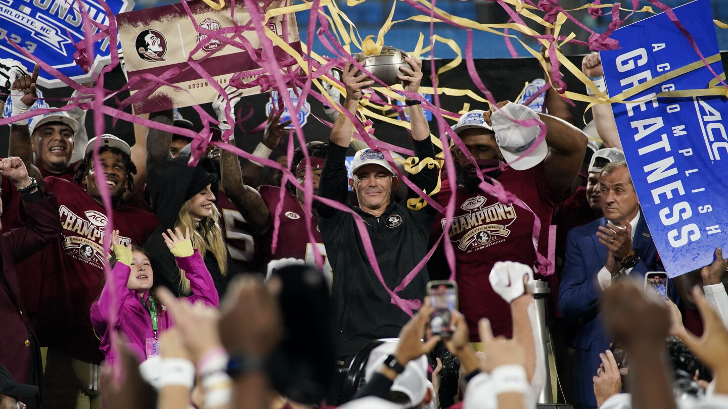 No. 4 Florida State beats No. 15 Louisville 16-6 for ACC title, but could miss playoff at 13-0 #Florida #State #beats #Louisville #ACC #title #playoff