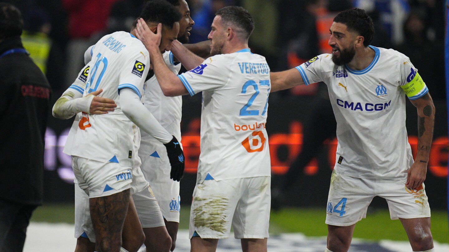 Marseille beats Lyon 3-0 in rescheduled French league game after bus attack in October #Marseille #beats #Lyon #rescheduled #French #league #game #bus #attack #October