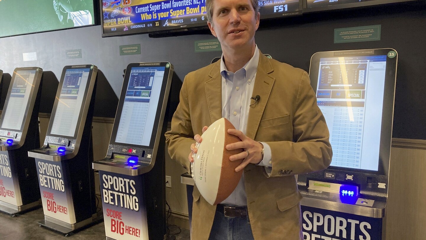 Kentucky’s revenues from sports wagering on pace to significantly exceed projections, governor says #Kentuckys #revenues #sports #wagering #pace #significantly #exceed #projections #governor