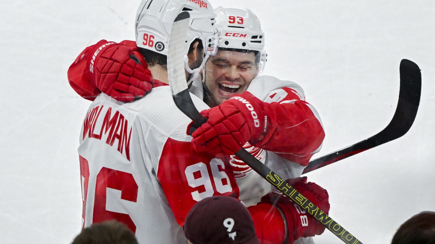Walman scores in overtime as surging Red Wings beat Canadiens 5-4 #Walman #scores #overtime #surging #Red #Wings #beat #Canadiens