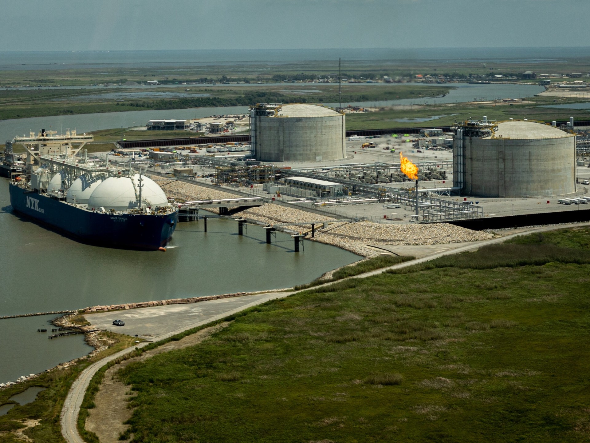 Communities on US LNG front line ask Biden to reject export terminal | Business and Economy #Communities #LNG #front #line #Biden #reject #export #terminal #Business #Economy