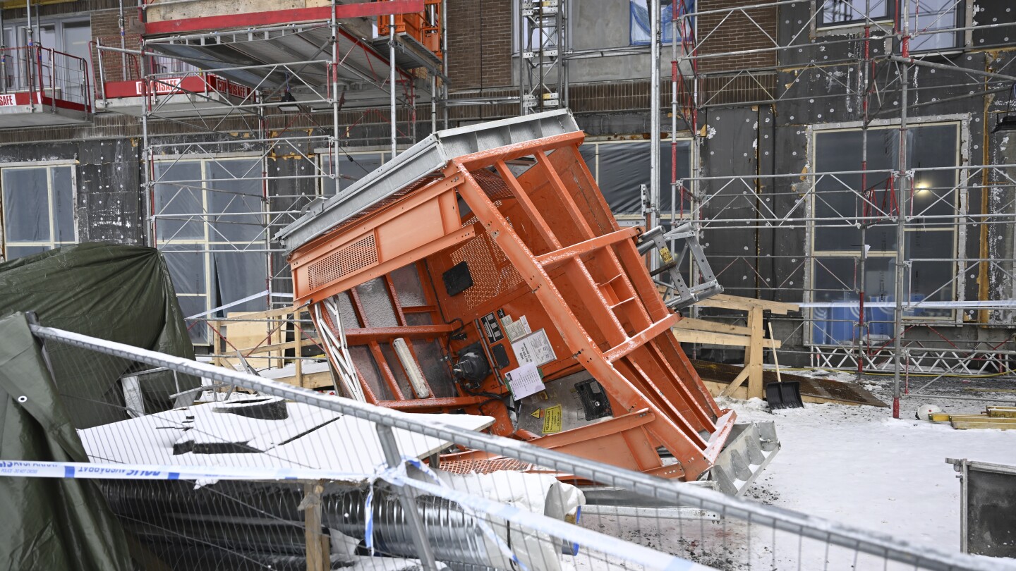Swedish authorities broaden their investigation into a construction elevator crash that killed 5 #Swedish #authorities #broaden #investigation #construction #elevator #crash #killed